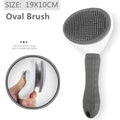 Grooming and Care Cat Brush Stainless Steel Comb for Long Hair Dogs too - Simply_Atlas