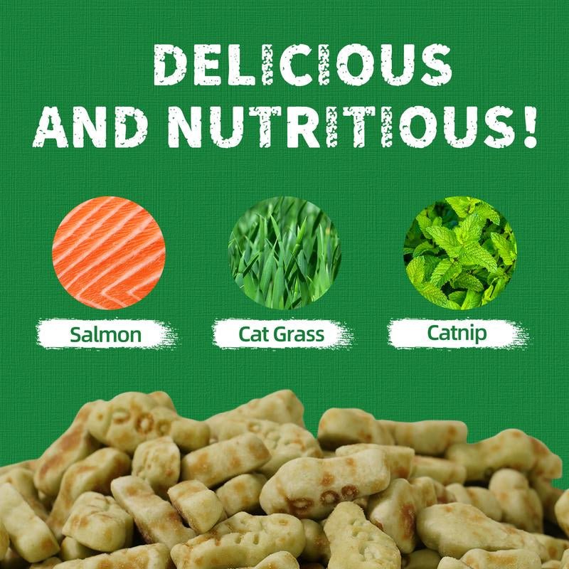 【Live Deal 】JUST TRY Cat Grass Treats and Hairball Solutions - Simply_Atlas