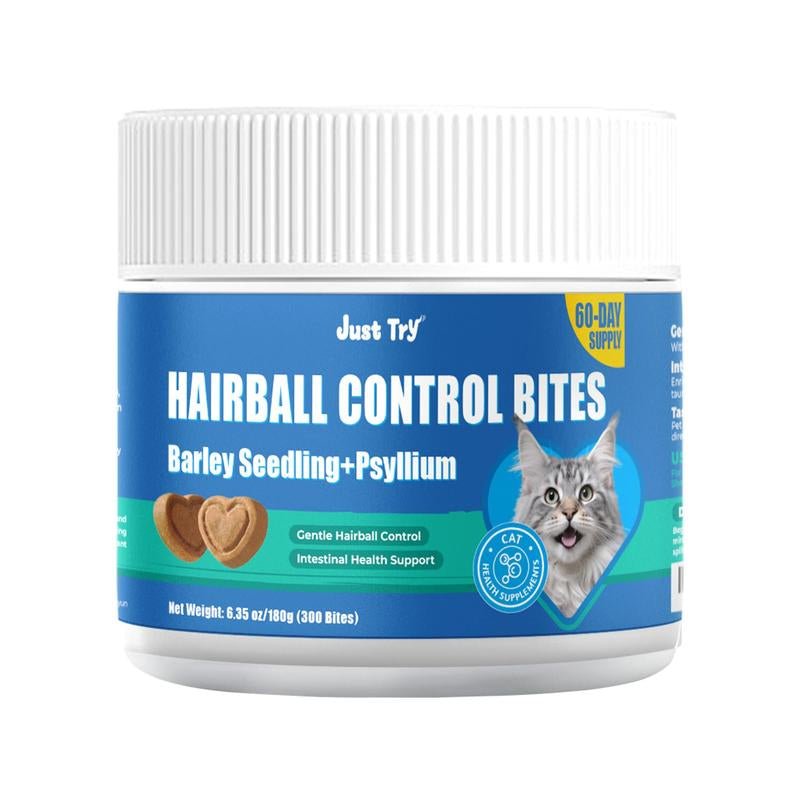 【Live Deal 】JUST TRY Cat Grass Treats and Hairball Solutions - Simply_Atlas