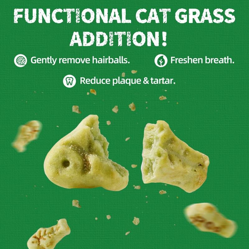 【Live Deal 】JUST TRY Cat Grass Treats and Hairball Solutions - Simply_Atlas